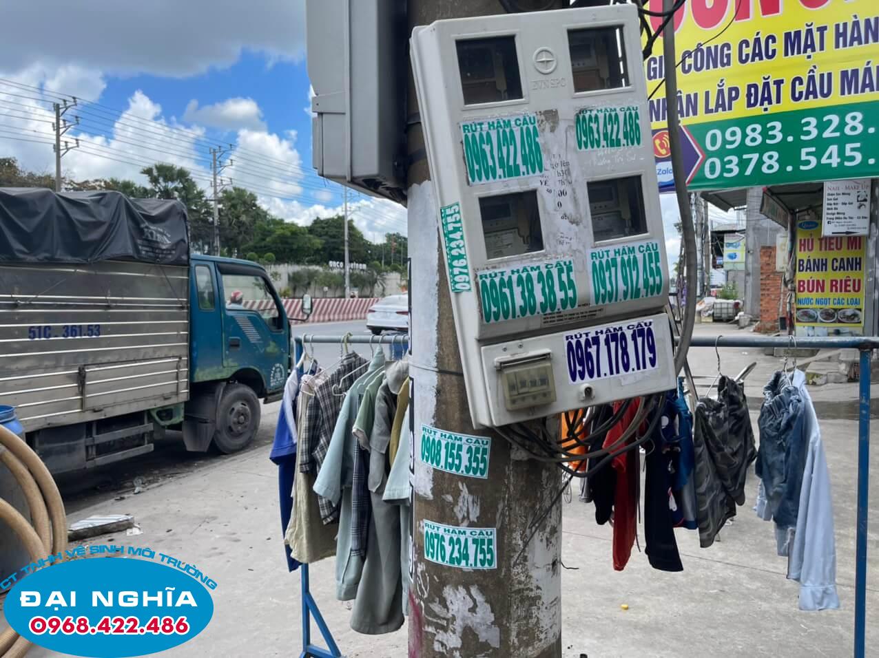 Hút hầm cầu ở Bình Dương