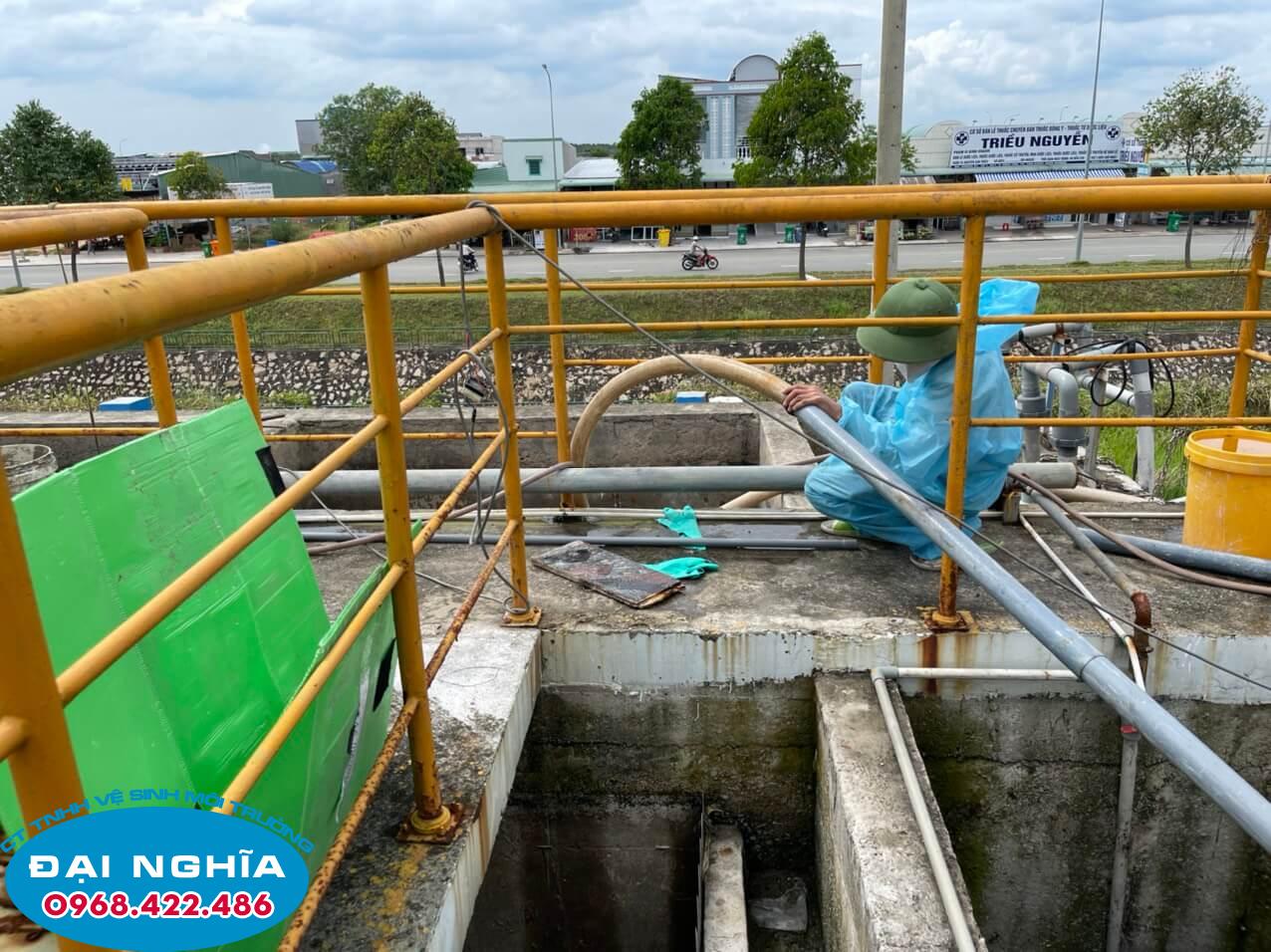 cam kết hút hầm cầu tại dĩ an